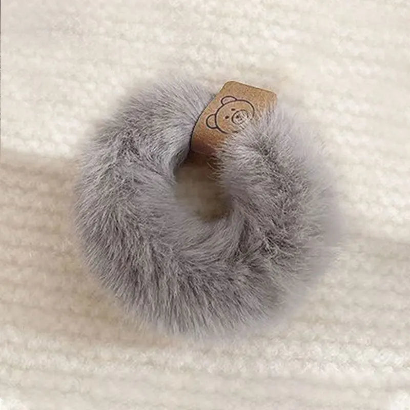 Flauschige Haargummis