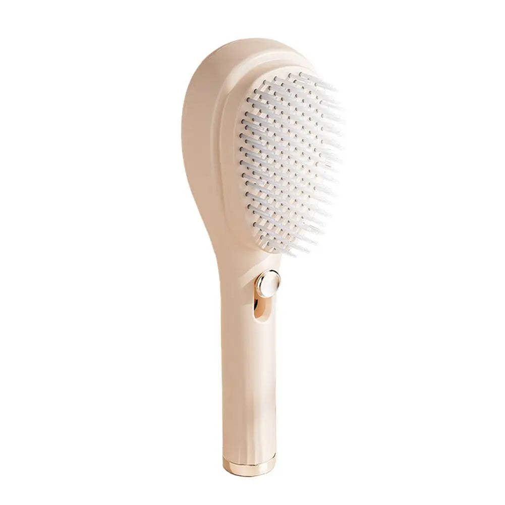 Portable Telescopic Comb White Pink Blue Scalp Massage Brush Self-Cleaning Hair Comb Women Salon Styling Tool Compact Magic Comb